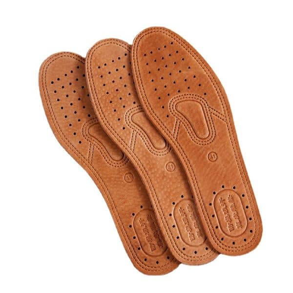 Deodorant pigskin support insoles