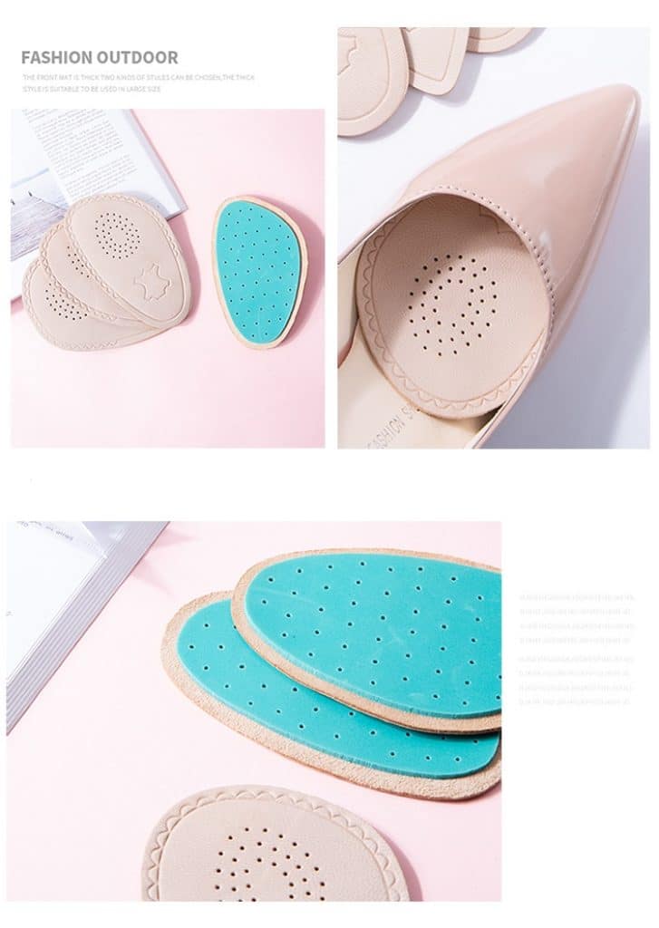 Sheepskin half-size forefoot pad 2