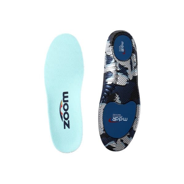 Blue high elastic breathable military training insoles