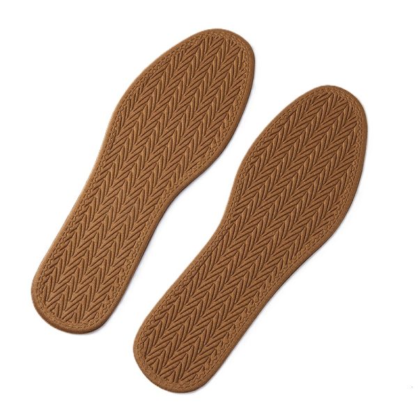 Brown odor-free deodorizing insoles