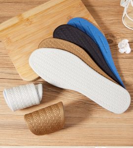 Colorful odor-free deodorizing insoles