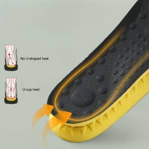 Deep U eco-friendly silicone sports insoles