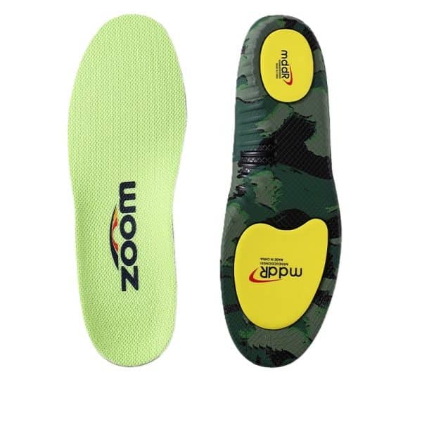 Green high elastic breathable military training insoles