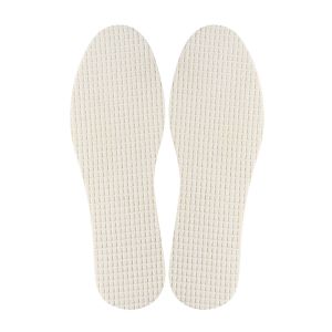 white Terry cloth latex insole