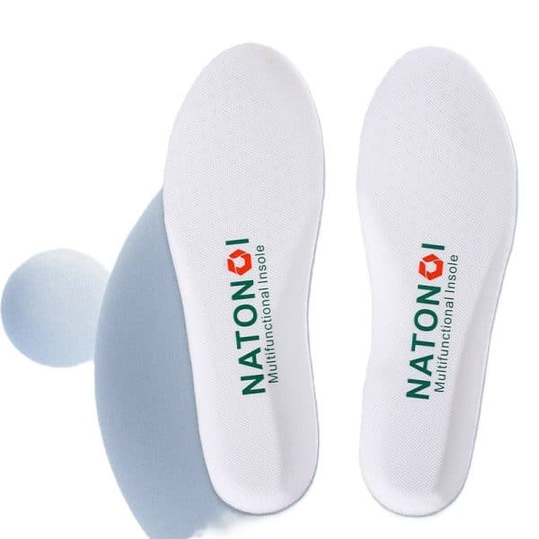 White comfortable sports insoles