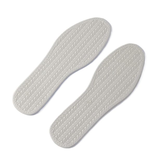White odor-free deodorizing insoles