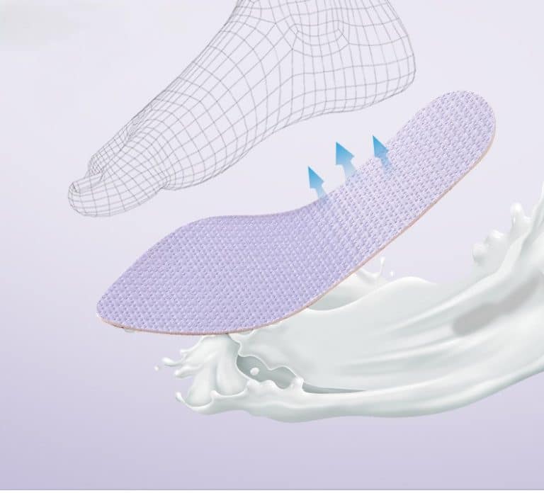 soft lavender barefoot shoe artifact