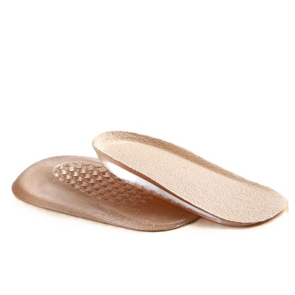 1.5cm skin-colored silicone height-increasing insoles