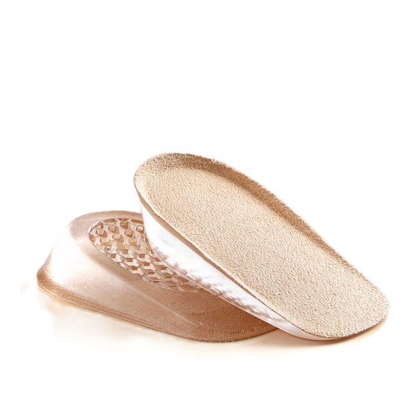2.5cm skin-colored silicone height-increasing insoles