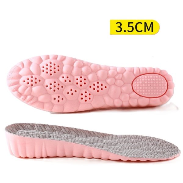 3.5cm Pink comfortable height-increasing insoles