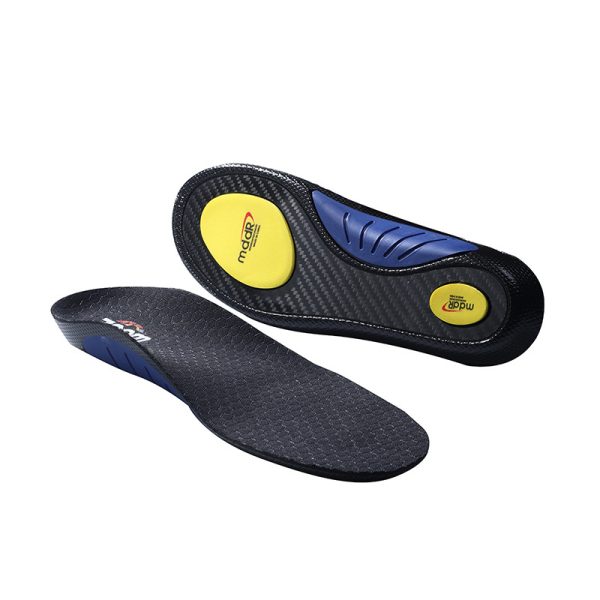 Black carbon plate sports insoles