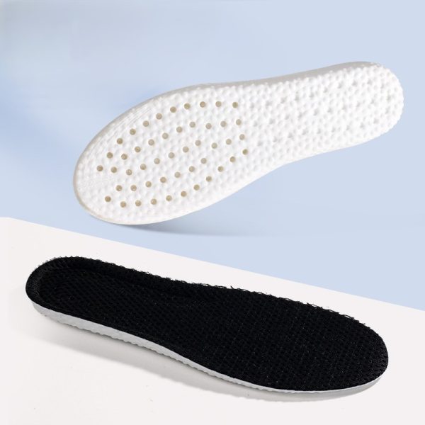 Black high elastic breathable sports insoles