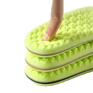 Elastic comfortable leather sports insoles