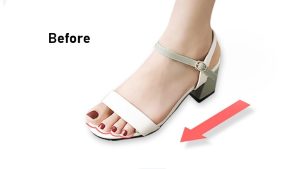 High heels anti-slip stickers before