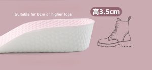 Massage 70% height-increasing insoles 1