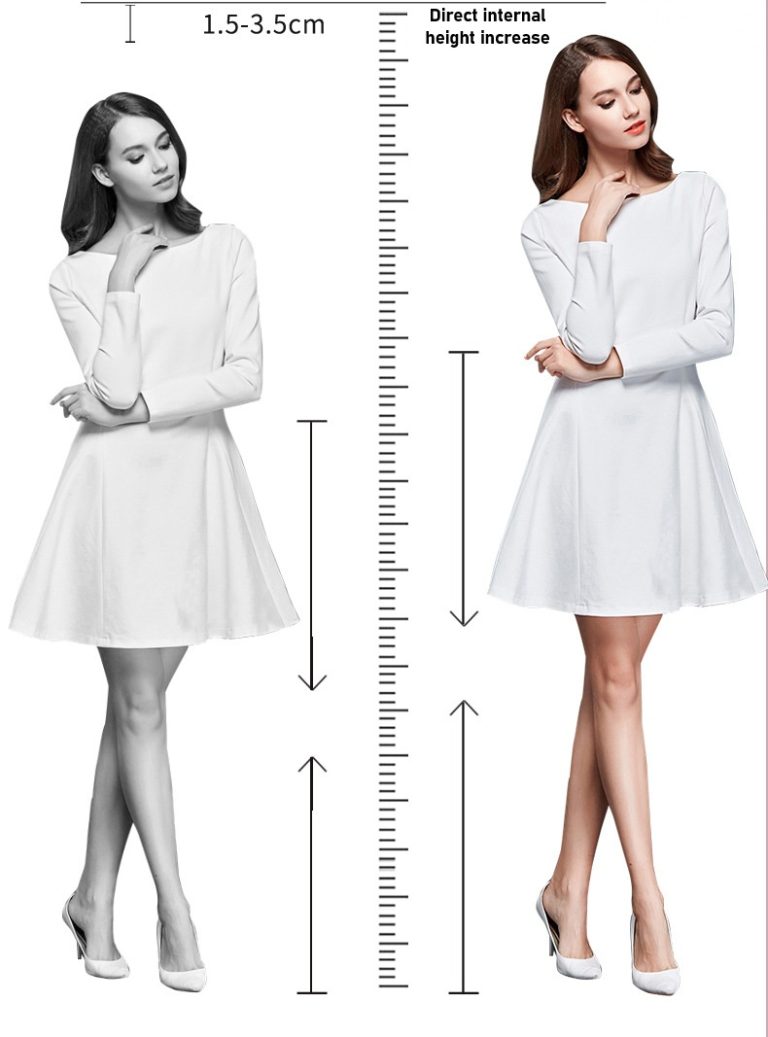 Massage 70% height-increasing insoles show