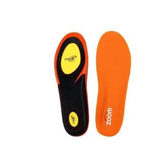 Orange carbon plate sports insoles