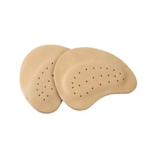 Sandal pressure-relieving forefoot pad