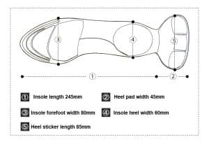 Size of 7D upgraded two-in-one massage insoles