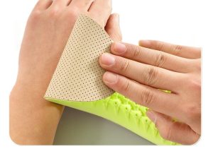 Soft comfortable leather sports insoles