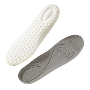 Soft elastic deodorizing sports insoles