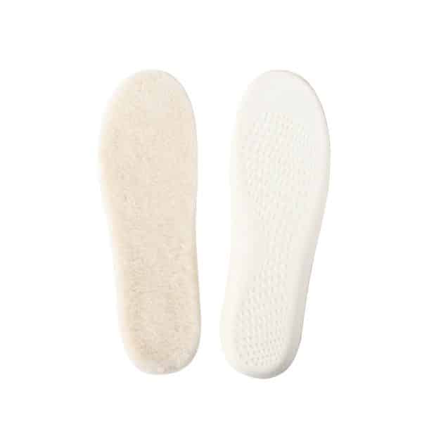 Wool latex thermal insole