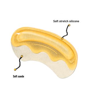 material of suede anti-wear heel patch