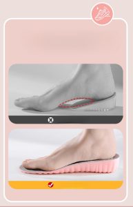 safe Pink comfortable height-increasing insoles