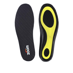 Black professional running carbon plate insoles
