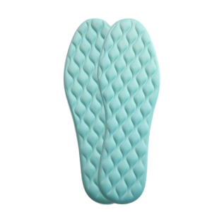 Blue latex massage shock-absorbing insoles