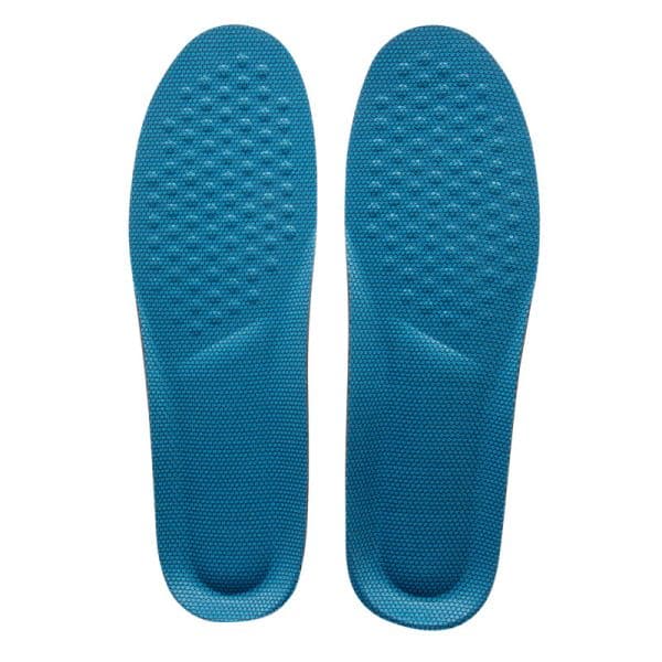 Blue polyurethane massage sports insoles