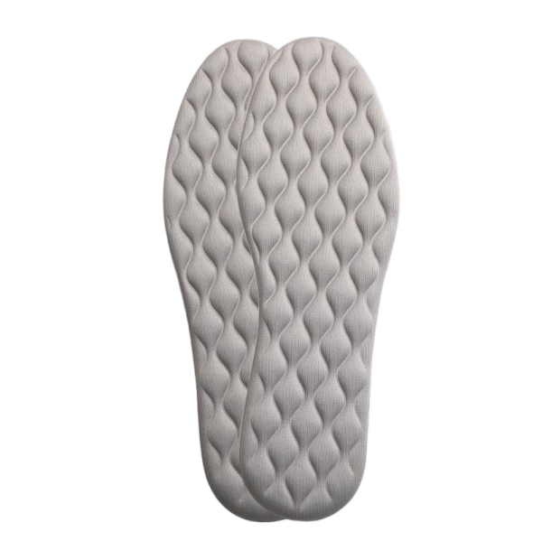 Grey latex massage shock-absorbing insoles
