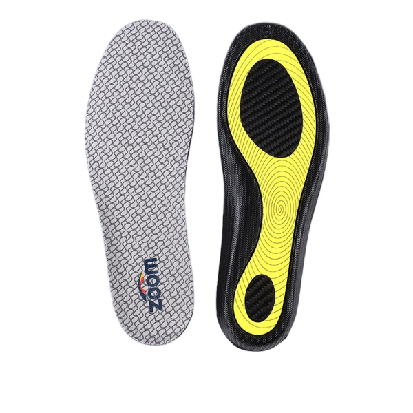 Grey professional running carbon plate insoles