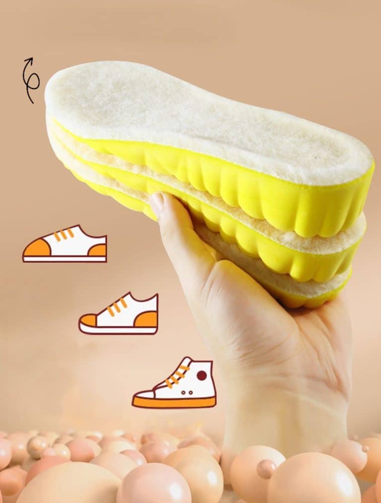 Popcorn Height Increasing Warm Insoles show