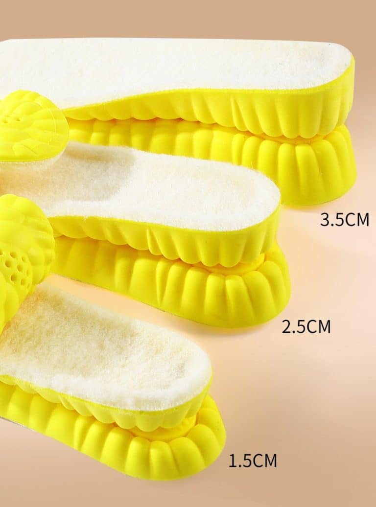 Popcorn Height Increasing Warm Insoles size
