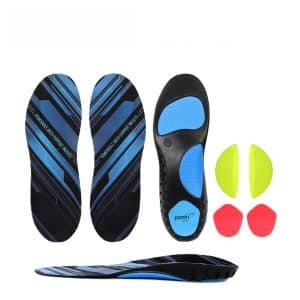 Removable arch correction insole including
