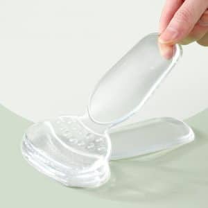 Seamless silicone heel stickers