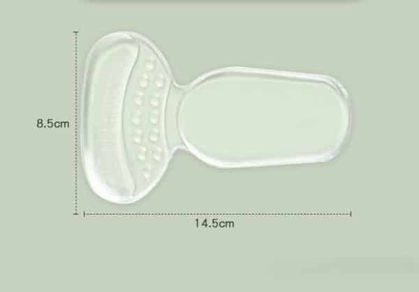 Seamless silicone heel stickers size