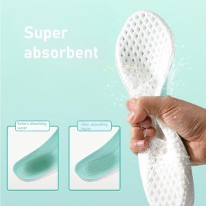 Absorbing 3A antibacterial and deodorizing insoles