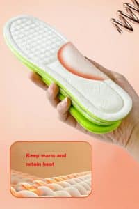 Elastic crystal Velvet Arch Support Insoles