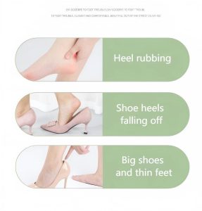 GEL transparent glue-free heel sticker features