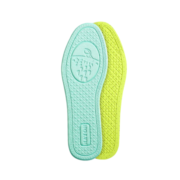 Green upgraded antibacterial and deodorizing insoles