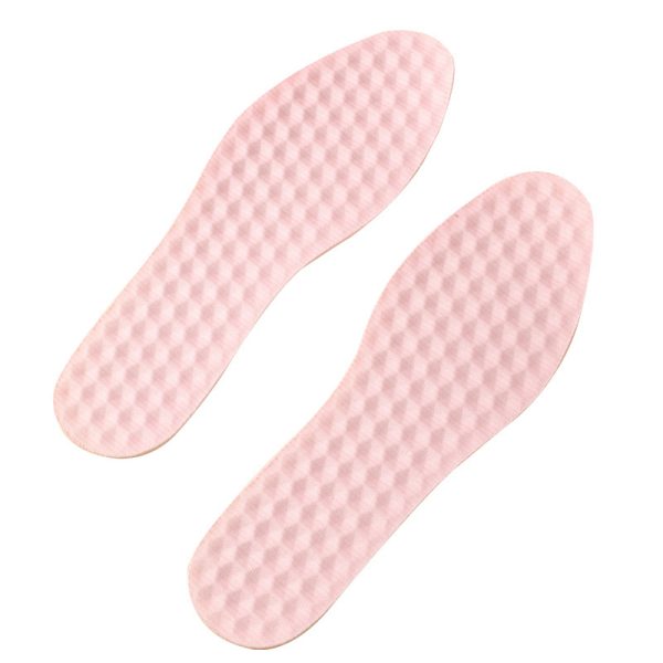 Pink soft, elastic, light and breathable insole