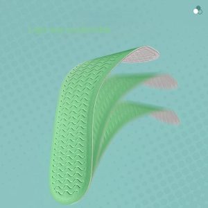 Soft natural latex cushioning insole
