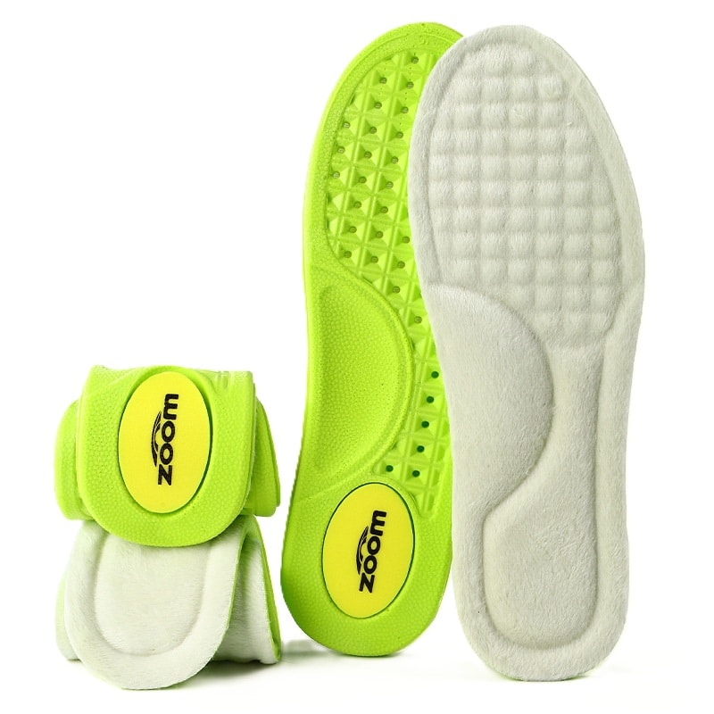 White crystal Velvet Arch Support Insoles