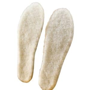 100% wool shock-absorbing insole