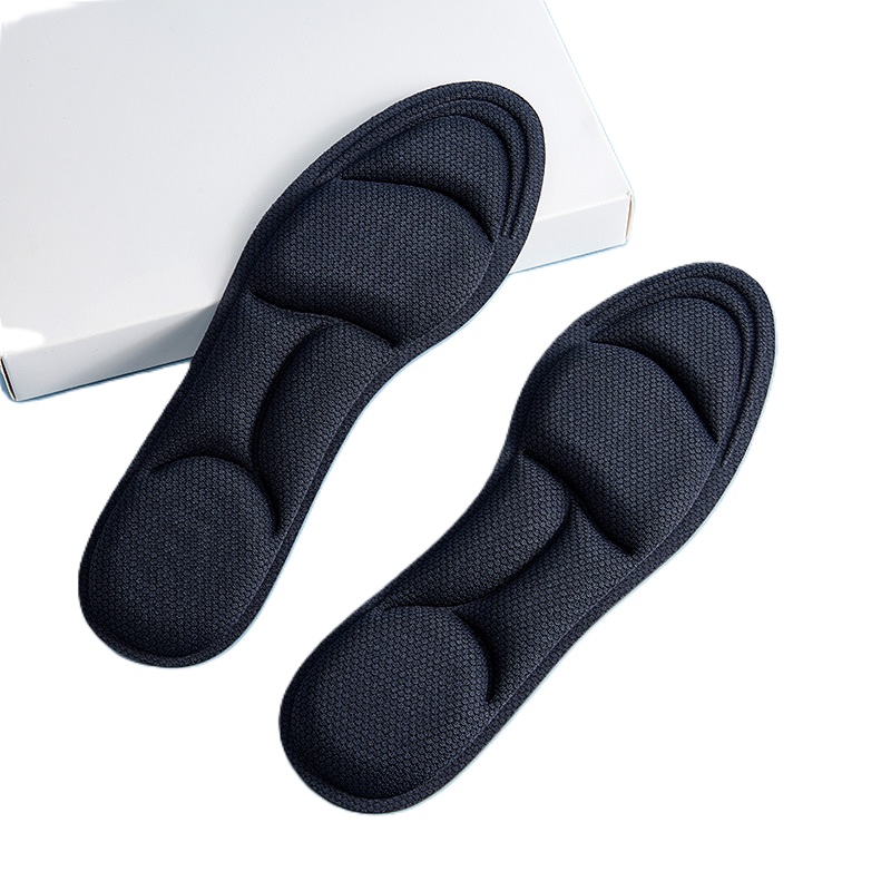 Black 3D Massage Anti-Odor Insoles