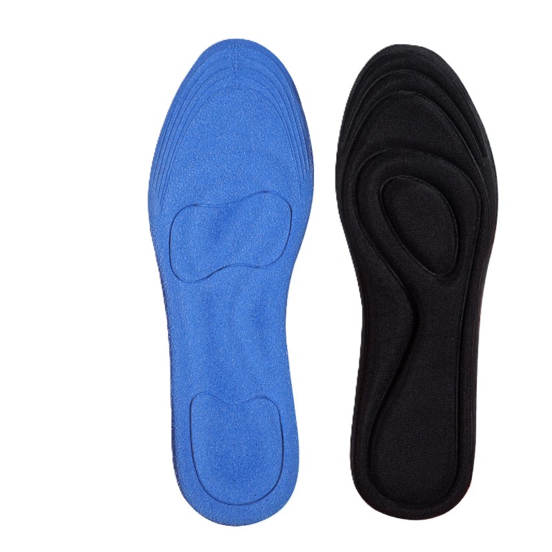 Black cloud-like absorbent cotton insoles
