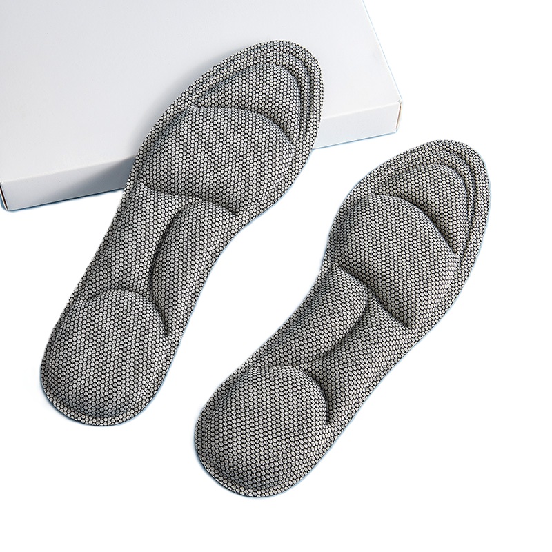 Grey 3D Massage Anti-Odor Insoles