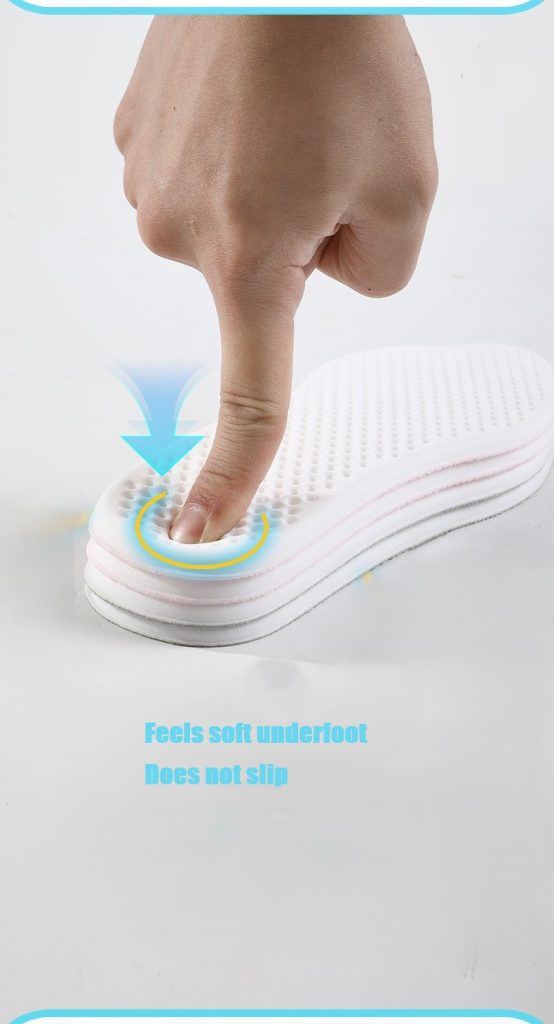 Elastic gene fiber deodorizing insoles
